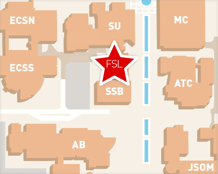 Location of Fraternity and Sorority Life on UT Dallas Campus