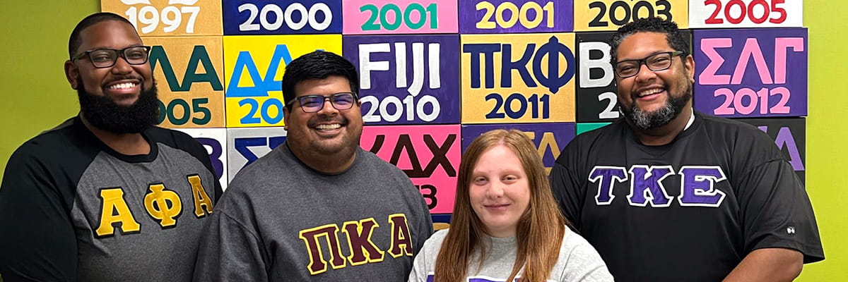 Fraternity and Sorority Life Staff Members.
